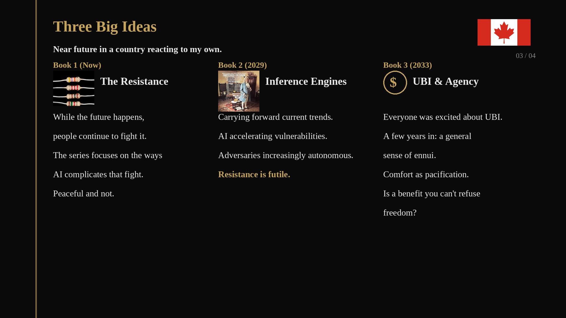 Slide 3: Three big ideas from the series